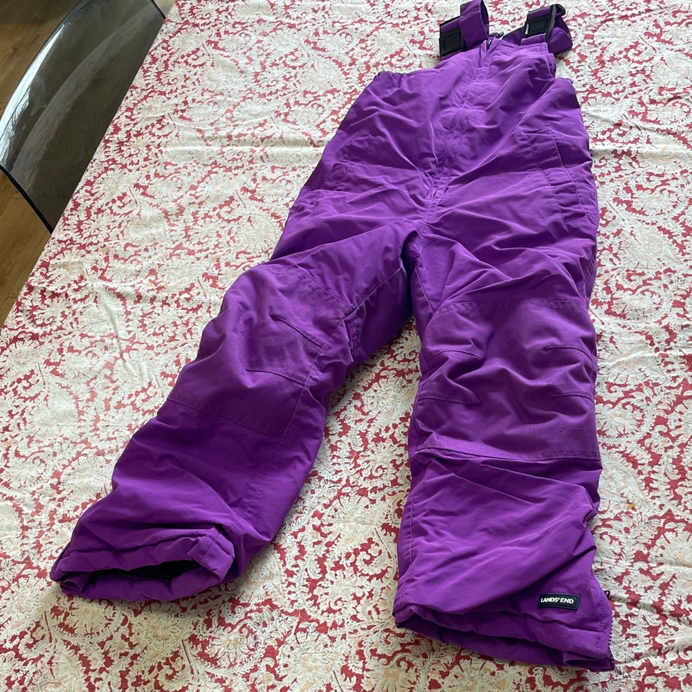 Lands' End Kids' Purple snow pants size 5